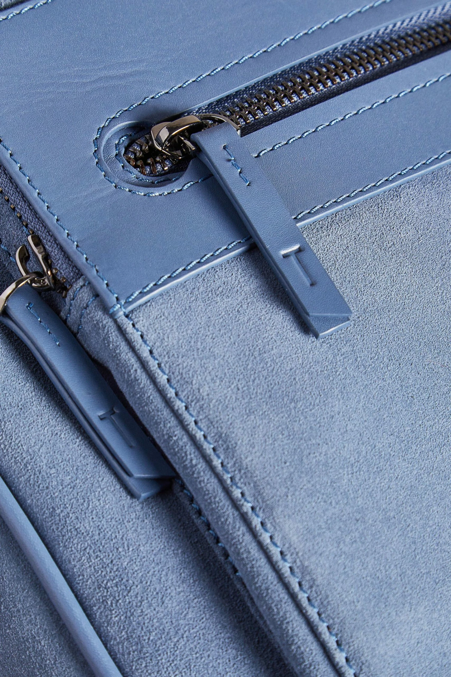 Ted Baker Blue Tyrese Suede T Document Bag 5 Ted Baker Blue Tyrese Suede T Document Bag - Image 3