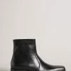 Ted Baker Stann Black Square Toe Derby Boots