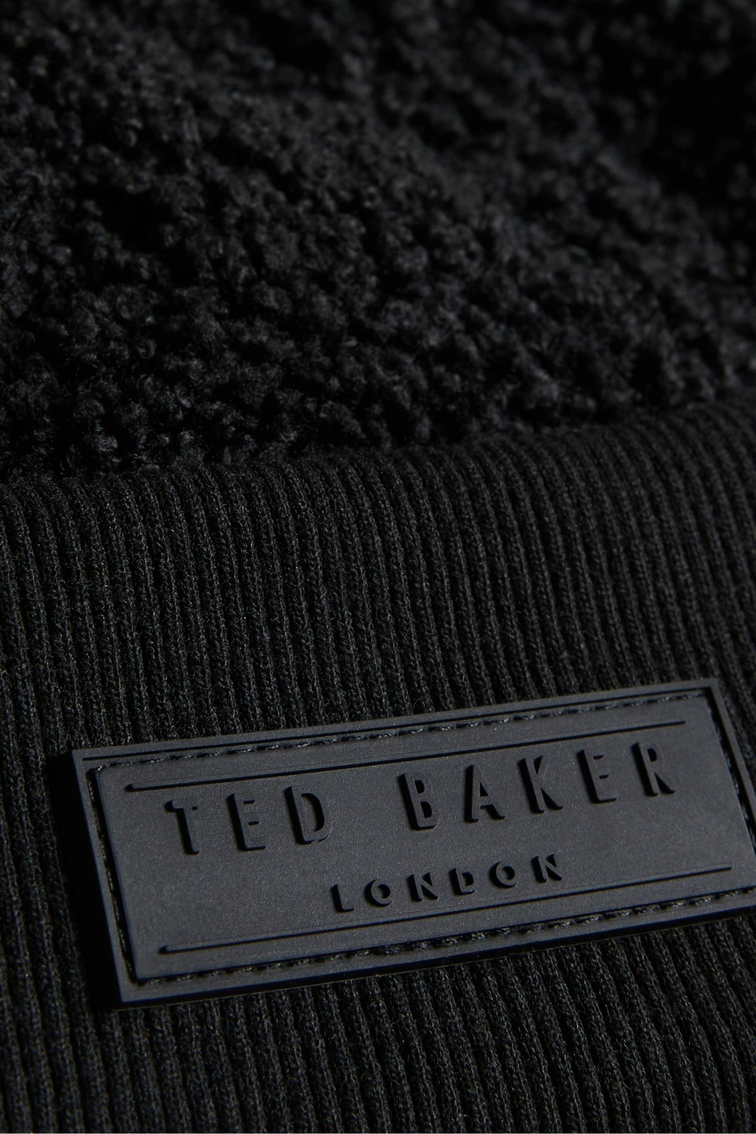 Ted Baker Farin Black Docker Teddy Cap 4 Ted Baker Farin Black Docker Teddy Cap - Image 2