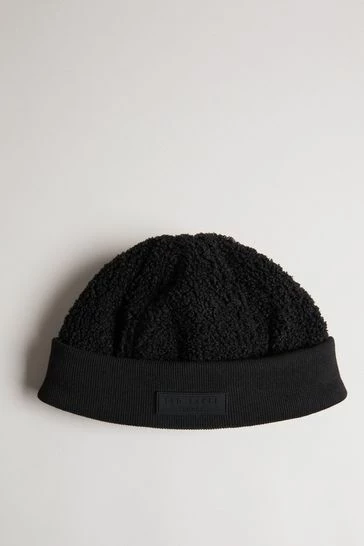 Ted Baker Farin Black Docker Teddy Cap 5 Ted Baker Farin Black Docker Teddy Cap - Image 3