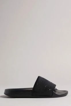 Ted Baker Black Magnolia Flower Sliders 10 Ted Baker Black Magnolia Flower Sliders -tedbaker Shop Online unnamed file 6068