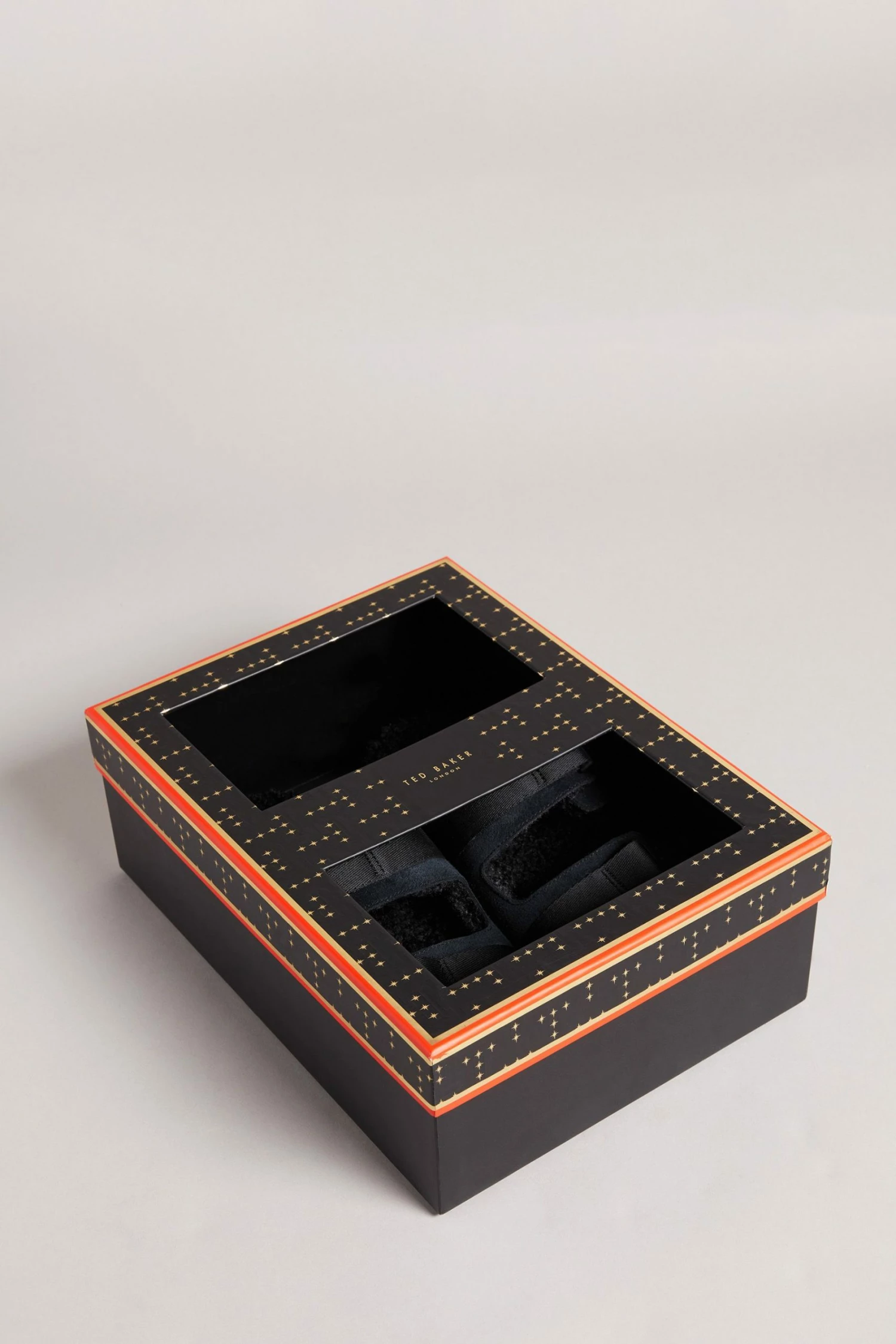 Ted Baker Dougie Black Suede Nylon Clip Two Strap Slippers 5 Ted Baker Dougie Black Suede Nylon Clip Two Strap Slippers - Image 3