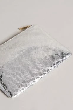 Ted Baker Small Snaksa Silver Snake Detail Pouch -tedbaker Shop Online unnamed file 61
