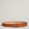 Ted Baker Tible Brown Corduroy Suede Belt
