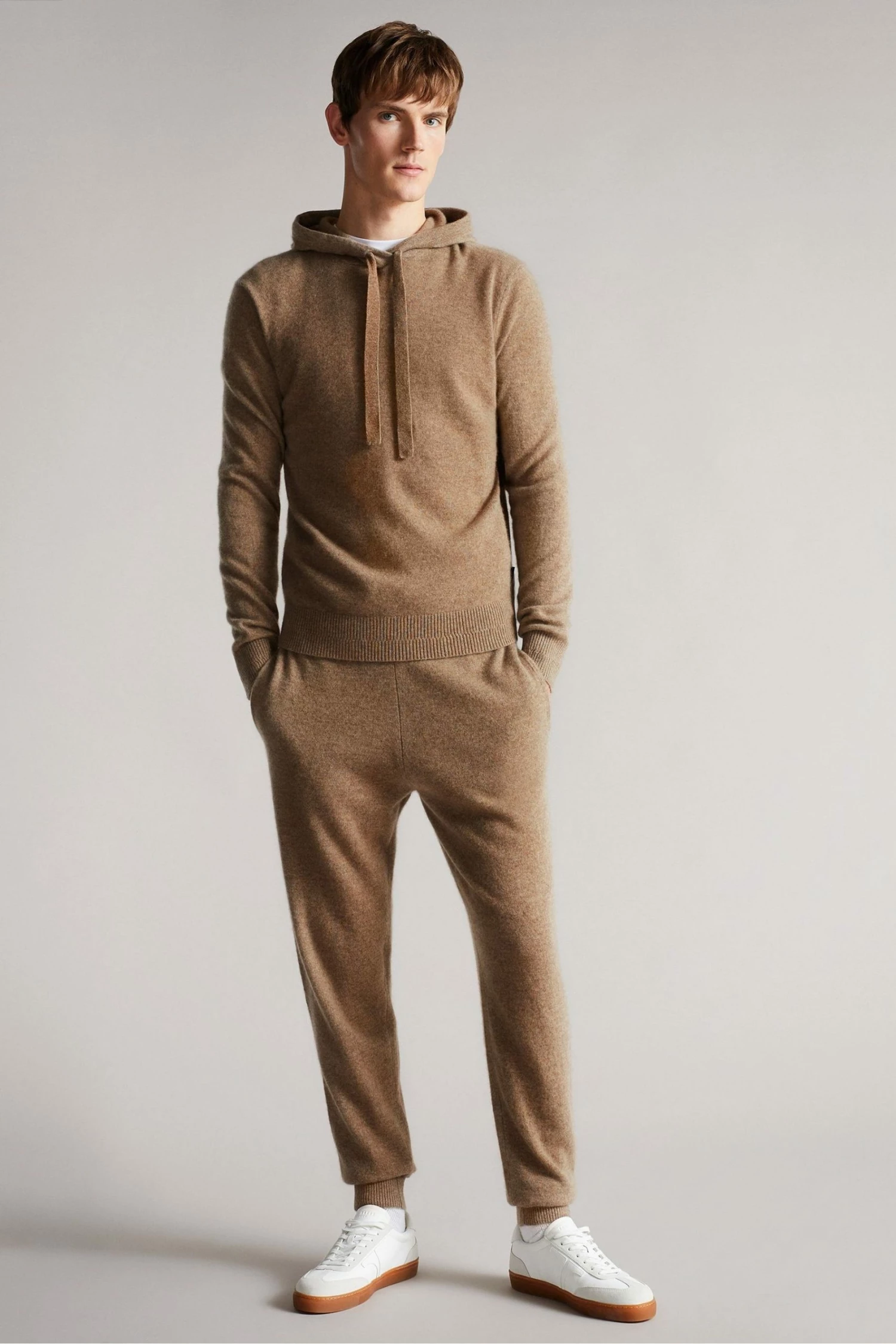 Ted Baker Brown Bannks Cashmere Hoodie 3 Ted Baker Brown Bannks Cashmere Hoodie - Image 2