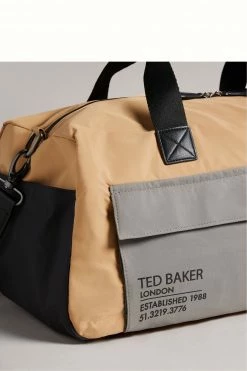 Ted Baker Tan Fedwick Colour Block Holdall Bag -tedbaker Shop Online unnamed file 641