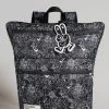 Ted Baker Karev Black Scribble Printed Nylon Backpack