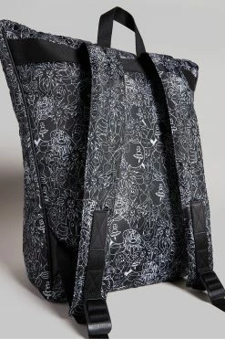 Ted Baker Karev Black Scribble Printed Nylon Backpack -tedbaker Shop Online unnamed file 645