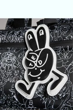 Ted Baker Karev Black Scribble Printed Nylon Backpack -tedbaker Shop Online unnamed file 646