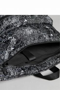 Ted Baker Karev Black Scribble Printed Nylon Backpack -tedbaker Shop Online unnamed file 647