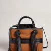 Ted Baker Saffya Brown Branded Tassel Detail Mini Tote