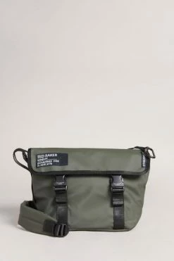 Ted Baker Mens Green Running Rubberised Crossbody Bag -tedbaker Shop Online unnamed file 682