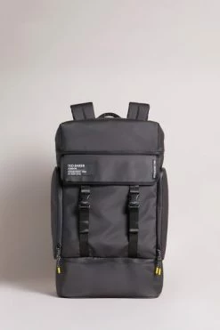 Ted Baker Walks Black Rubberised Zip Top Backpack -tedbaker Shop Online unnamed file 709