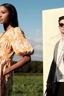 Ted Baker Cinthy Orange Button Front Jacquard Dress -tedbaker Shop Online unnamed file 757