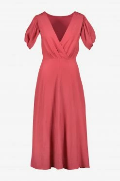 Ted Baker Tulipi Mid-Pink Panelled Midi Tea Dress -tedbaker Shop Online unnamed file 793