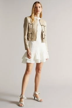 Ted Baker Maleko White Lace Stitch Dress 10 Ted Baker Maleko White Lace Stitch Dress -tedbaker Shop Online unnamed file 821