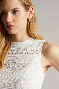 Ted Baker Maleko White Lace Stitch Dress 11 Ted Baker Maleko White Lace Stitch Dress -tedbaker Shop Online unnamed file 822