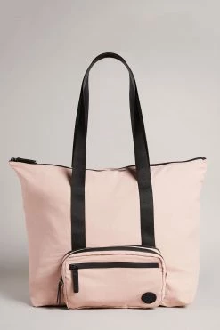 Ted Baker Resmay Pl-Pink Foldaway Tote Bag