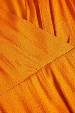 Ted Baker Tulipi Orange Panelled Midi Tea Dress -tedbaker Shop Online unnamed file 887