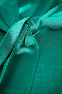 Ted Baker Green Mmilly Mid High Low Halter Dress With Integral Tie -tedbaker Shop Online unnamed file 893