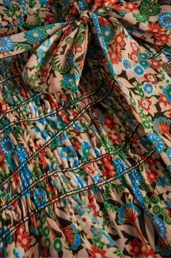 Ted Baker Tiania Black Smock Panel Wrap Mini Dress -tedbaker Shop Online unnamed file 905