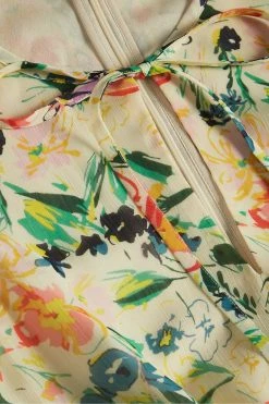 Ted Baker Haariss White Mini Sleeveless Dress With Tie Neck -tedbaker Shop Online unnamed file 910