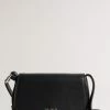 Ted Baker Bagira Black Curved Baguette Cross-Body Bag