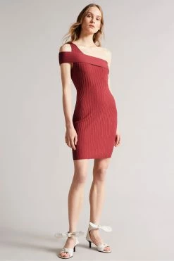 Ted Baker Mid-Pink Ragazza Seam Free Asymmetric Knit Dress 12 Ted Baker Mid-Pink Ragazza Seam Free Asymmetric Knit Dress -tedbaker Shop Online unnamed file 968