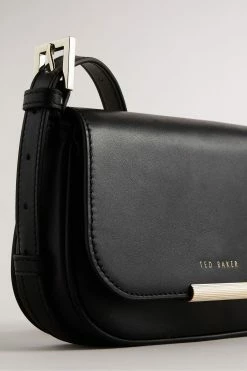 Ted Baker Bagira Black Curved Baguette Cross-Body Bag 10 Ted Baker Bagira Black Curved Baguette Cross-Body Bag -tedbaker Shop Online unnamed file 97