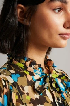 Ted Baker Black Hariiee Dropped Waist Midi Dress -tedbaker Shop Online unnamed file 979