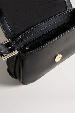 Ted Baker Bagira Black Curved Baguette Cross-Body Bag 11 Ted Baker Bagira Black Curved Baguette Cross-Body Bag -tedbaker Shop Online unnamed file 98