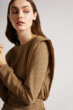 Ted Baker Black Mini Dress With Shoulder Detail -tedbaker Shop Online unnamed file 997